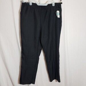 Karen Scott Comfort Waist Classic Pant Deep Black (AE)